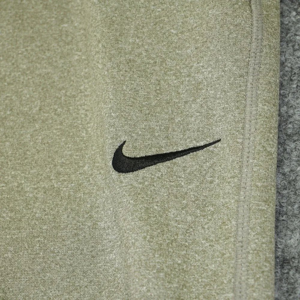 Nike Therma-FIT Pants Mens XL Grey Training Sweatpants Bungee Fleece 379431